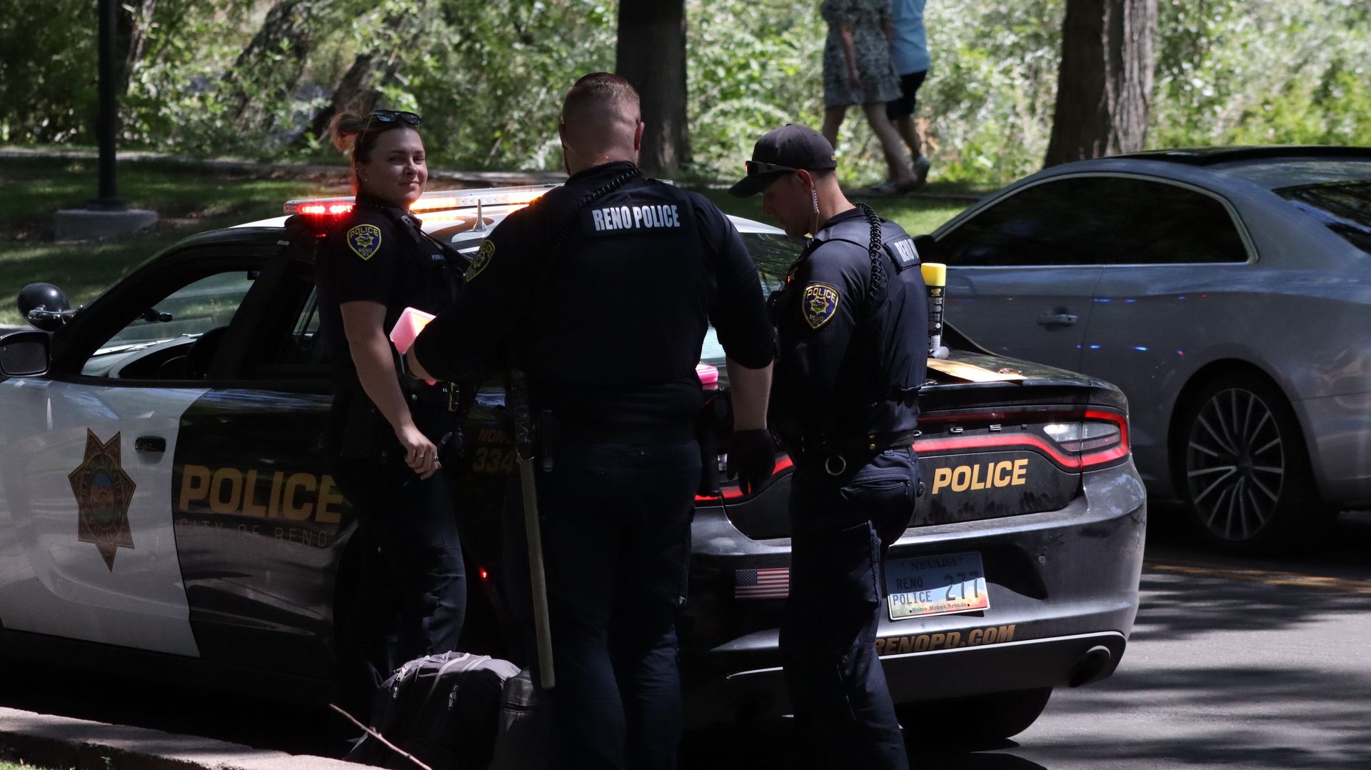 Reno Police Department Arresting A Junkie