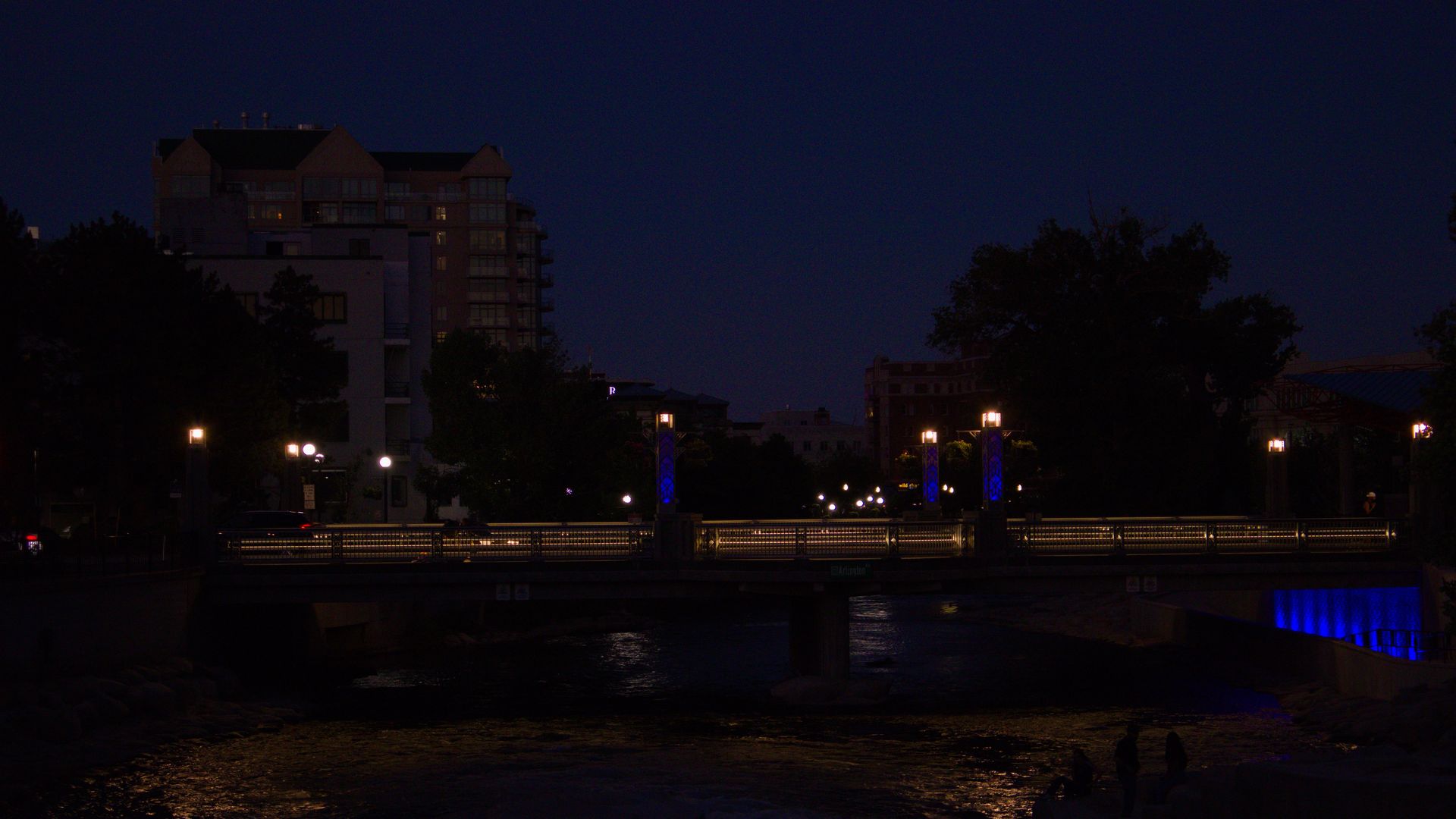 North Arlington Avenue Bridge At Night