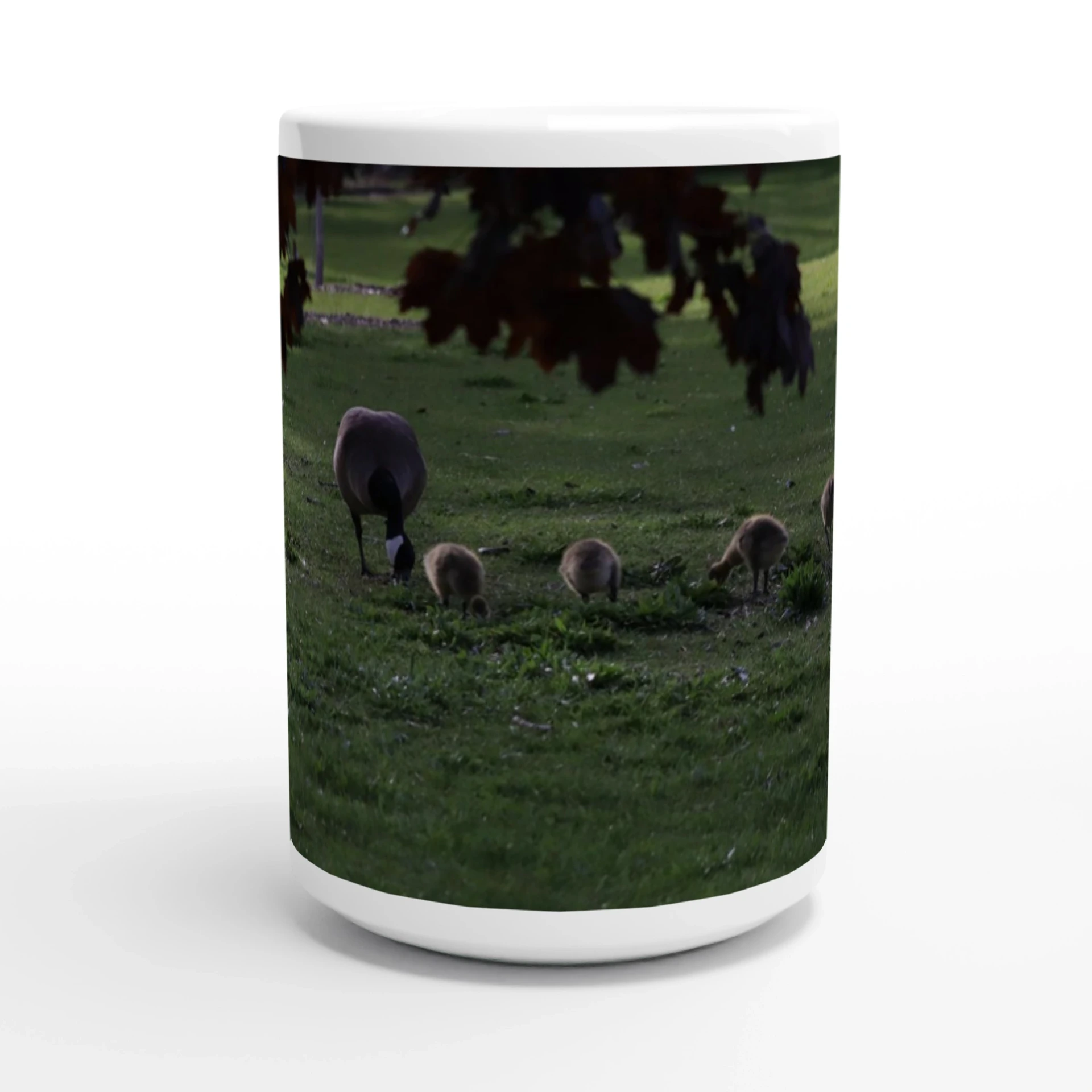 15oz Ceramic Family Of Geese Mug