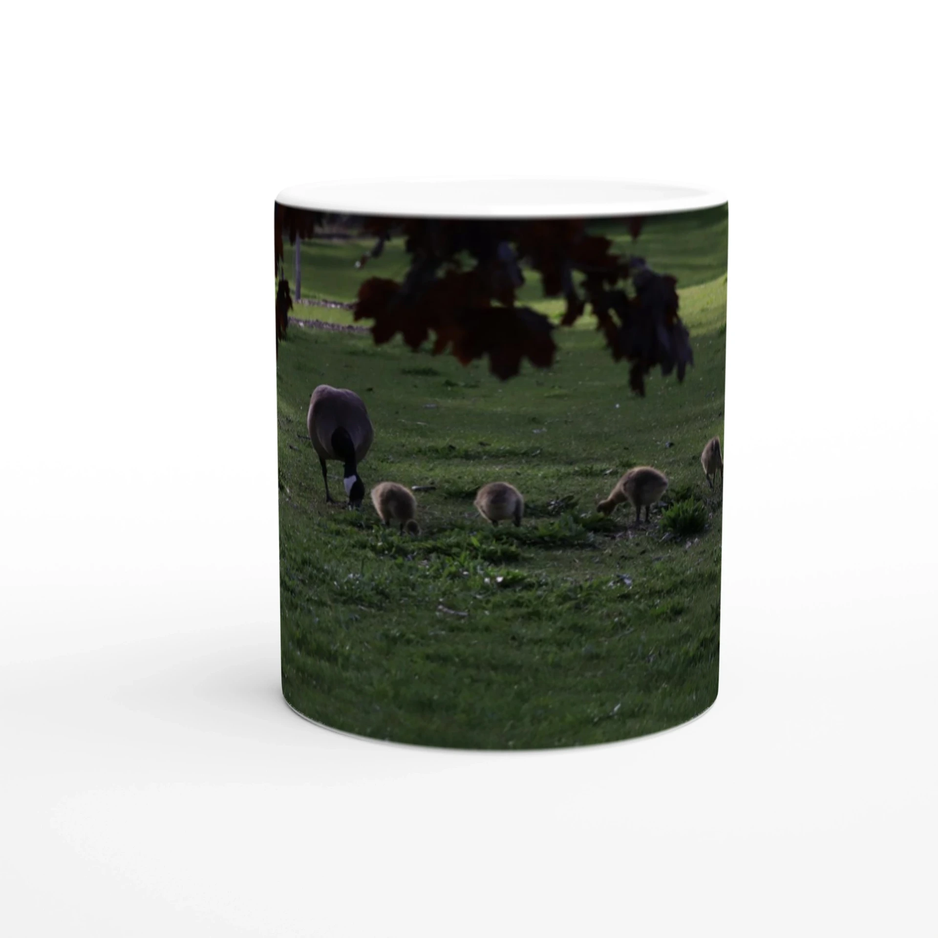 11oz Ceramic Family Of Geese Mug